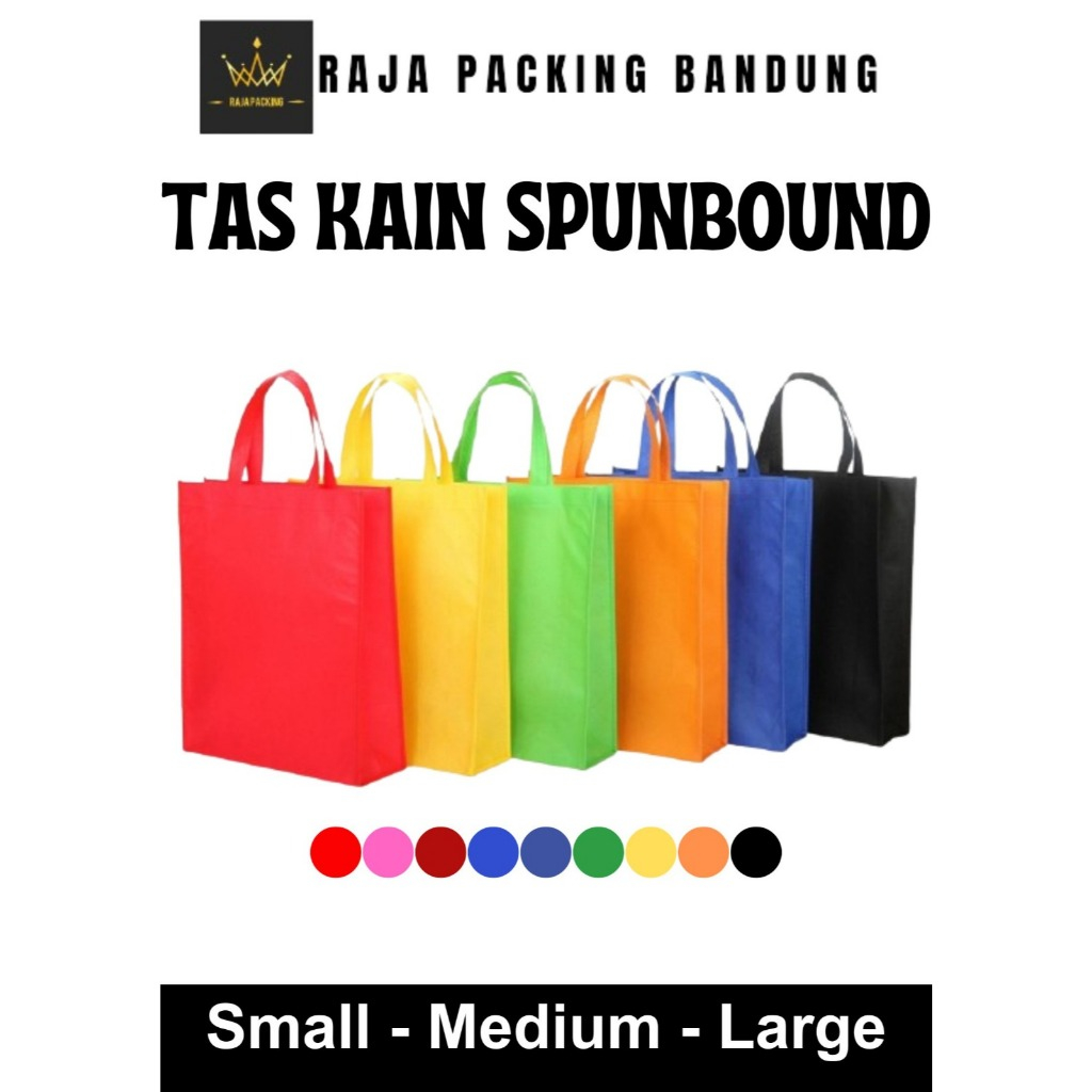 

Spunbound Goodie Bag I Tas Belanja Model Tali Handle I Kantong Kain