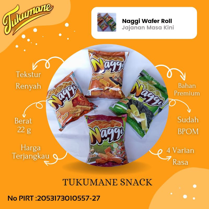 

Snack Wafer Roll Astor Asin Naggi Rasa Barbeque Cumi Bakar Sambal Matah Rumput Laut