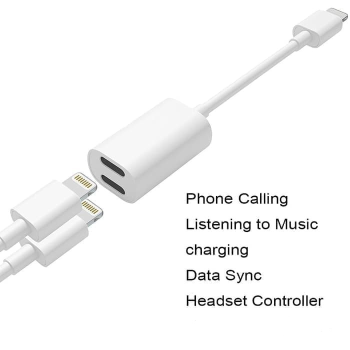 y cable jack audio jh006 / jack audio lightning lightning y cable jh006