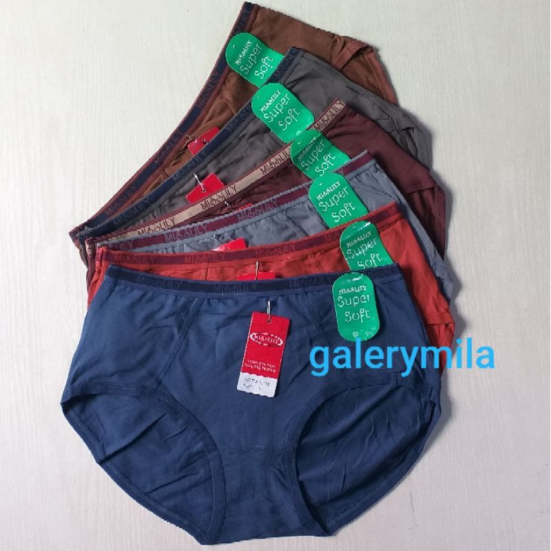 3 Pcs Celana Dalam Wanita Misslily 1236 / Cd Wanita Dewasa Misslily / Cd Misslily Super Soft