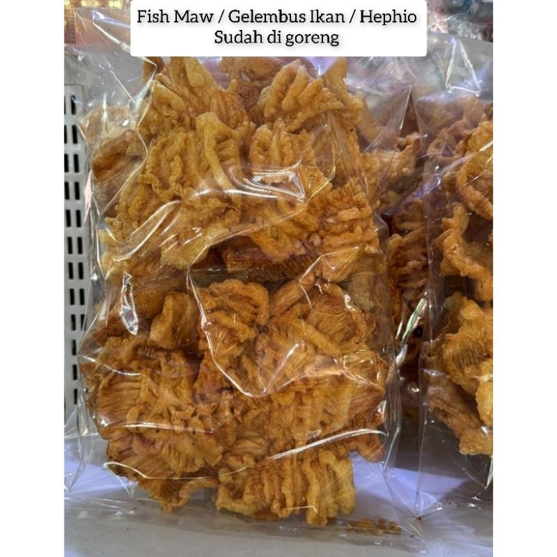 

GELEMBUS IKAN / PERUT IKAN / FISH MAW / HEPIO / HEPHIO / GELEMBUNG IKAN MANYUNG / GELEMBUNG IKAN MAYUNG / PERUT IKAN MANYONG / ENG PHIO / HI PHIO / Hipio