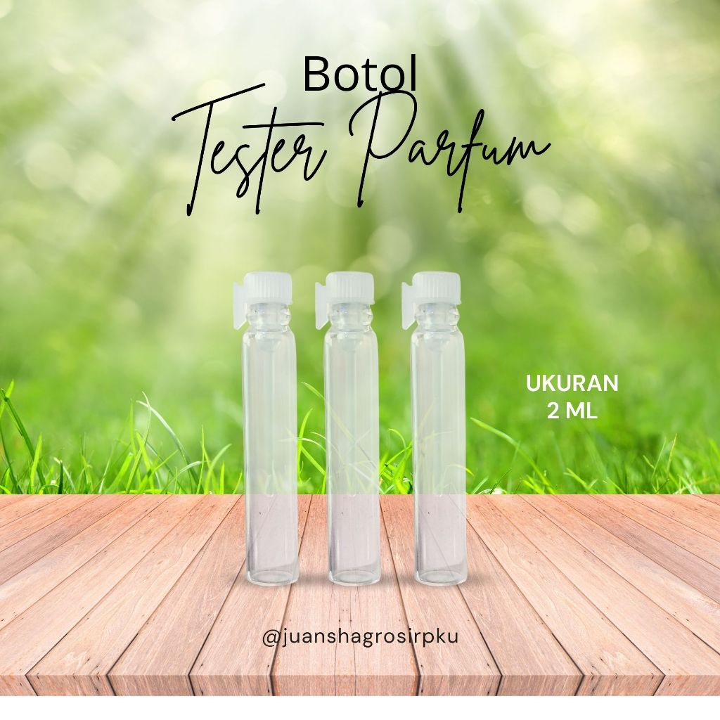 BOTOL TESTER PARFUM 2ML VIAL LIDI BENING||PERLUSIN
