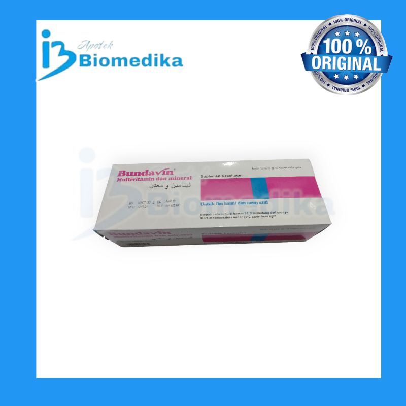 BUNDAVIN TAB 1BOX 10STRIP MULTIVITAMIN