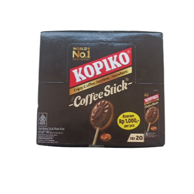 

Permen Kopiko Coffe Stick 1pak isi 20x7gr