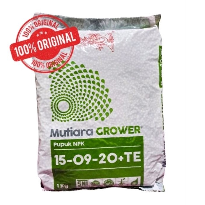 Pupuk NPK MUTIARA GROWER - 1 Kg (Kemasan Pabrik 100% Original)
