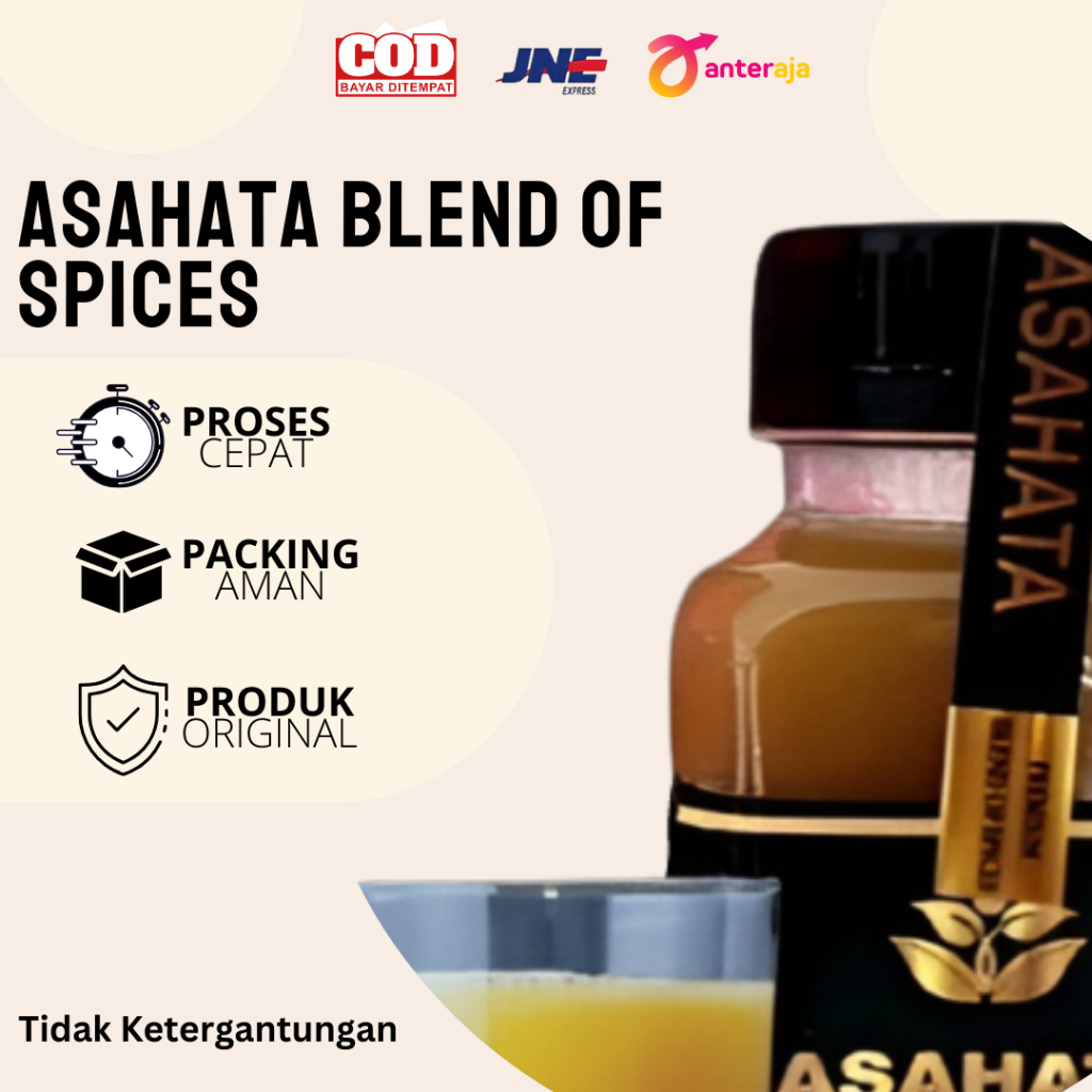 

Asahata Blend Of Spices Jus Bawang Putrih Untuk Melancarkan Peredaran Darah