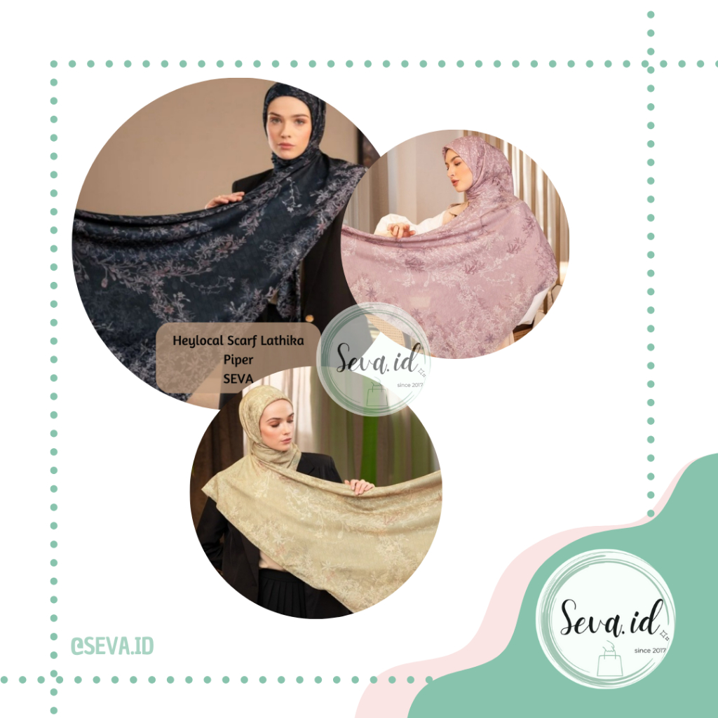 Heylocal.id Lathika Scarf Piper Lathika Rosella Lathika Olive Exclusive Deal Imperfect Sale
