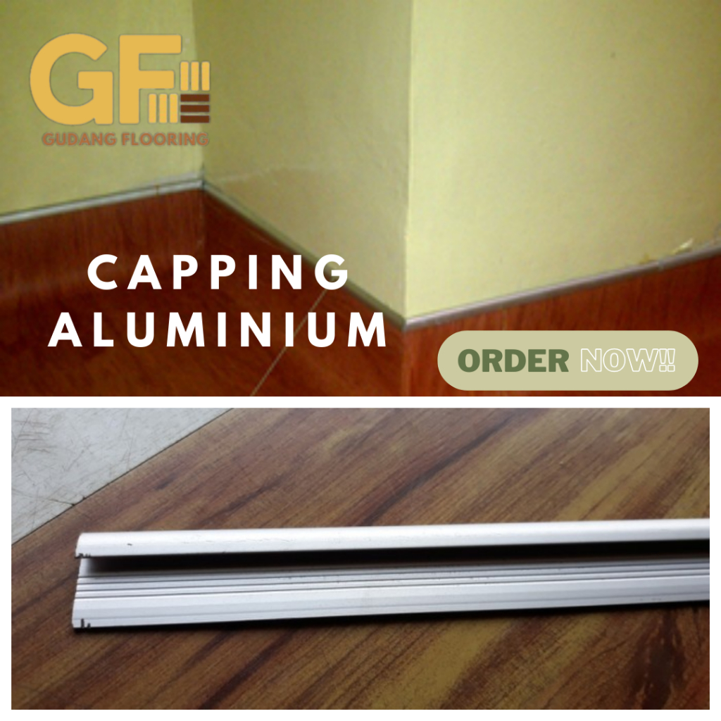 capping list jepit alumunium untuk vinyl roll