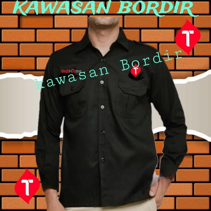 Terbaru kemeja Indihome baju Indihome kemeja Telkomsel baju Telkomsel seragam Indihome seragam Telko