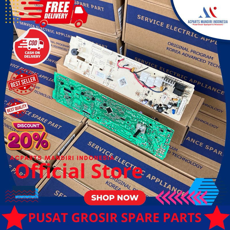 MIDEA MFG70-BS1003 , Modul pcb mesin cuci Front loading