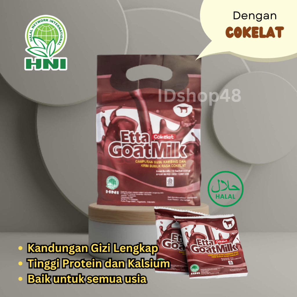 

EGM Susu Kambing HNI Rasa Cokelat