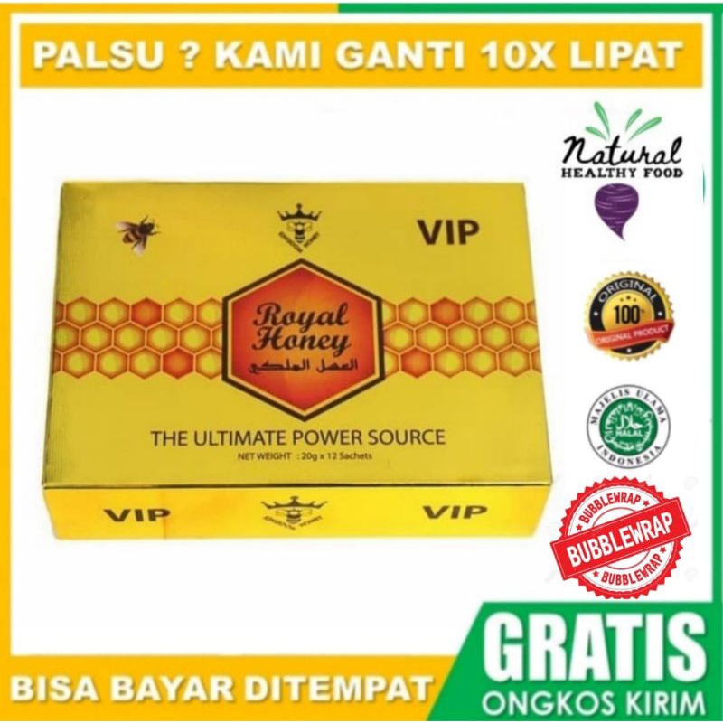 

Kingdom Royal Honey Import 1 Box 12 Sachet