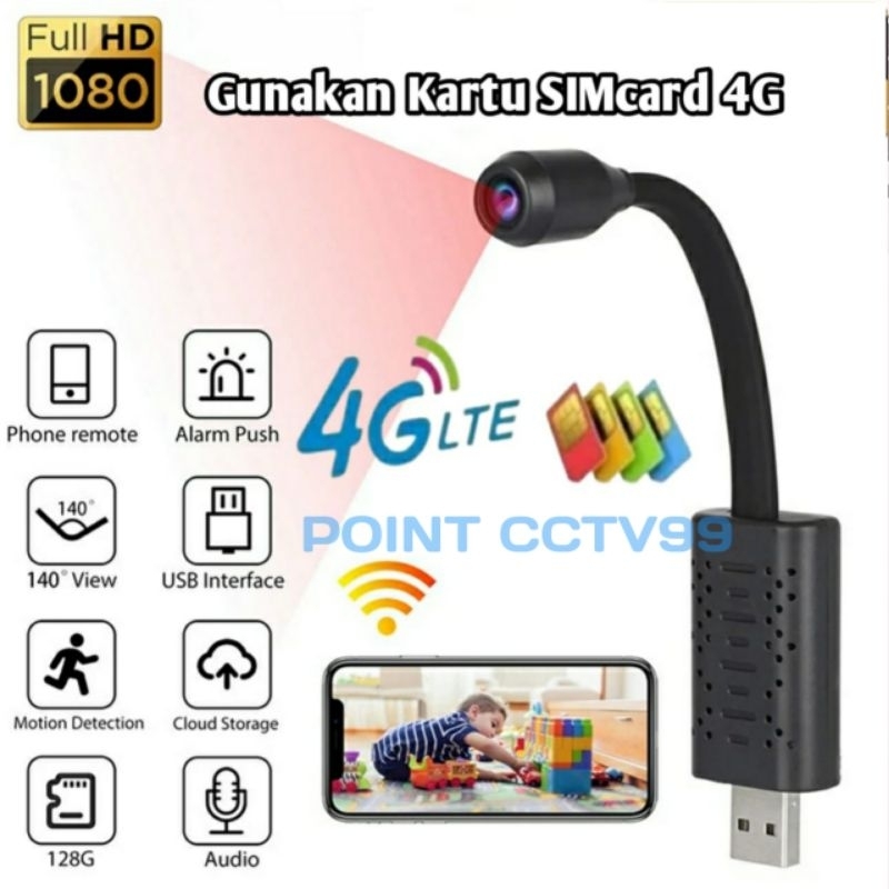 NEW CCTV WIFI MINI 8MP MENGGUNAKAN SIM CARD TERSEMBUNYI TANPA KABEL KAMERA CCTV FULL HD IP CAMERA WA