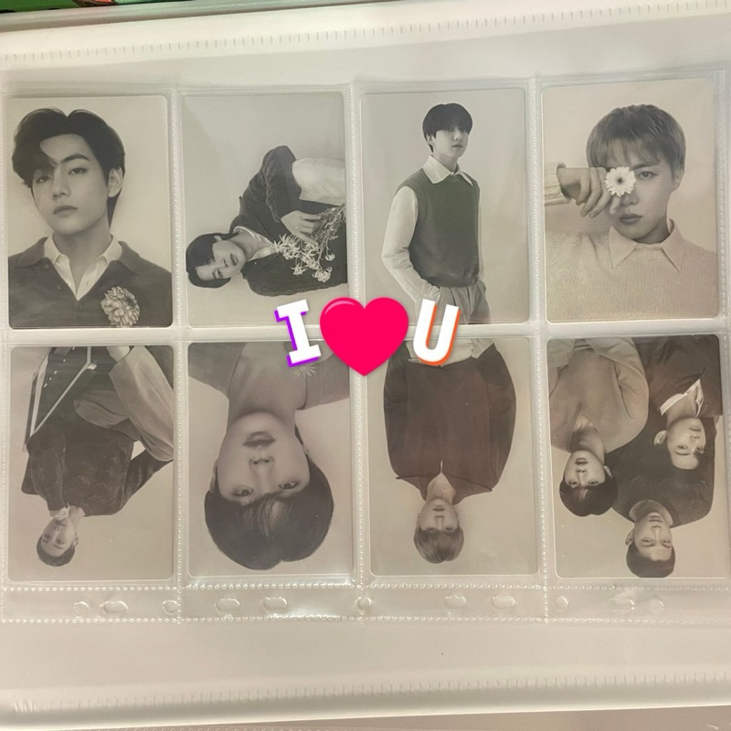 mini photocard monochrome mpc monochrome bts pop up