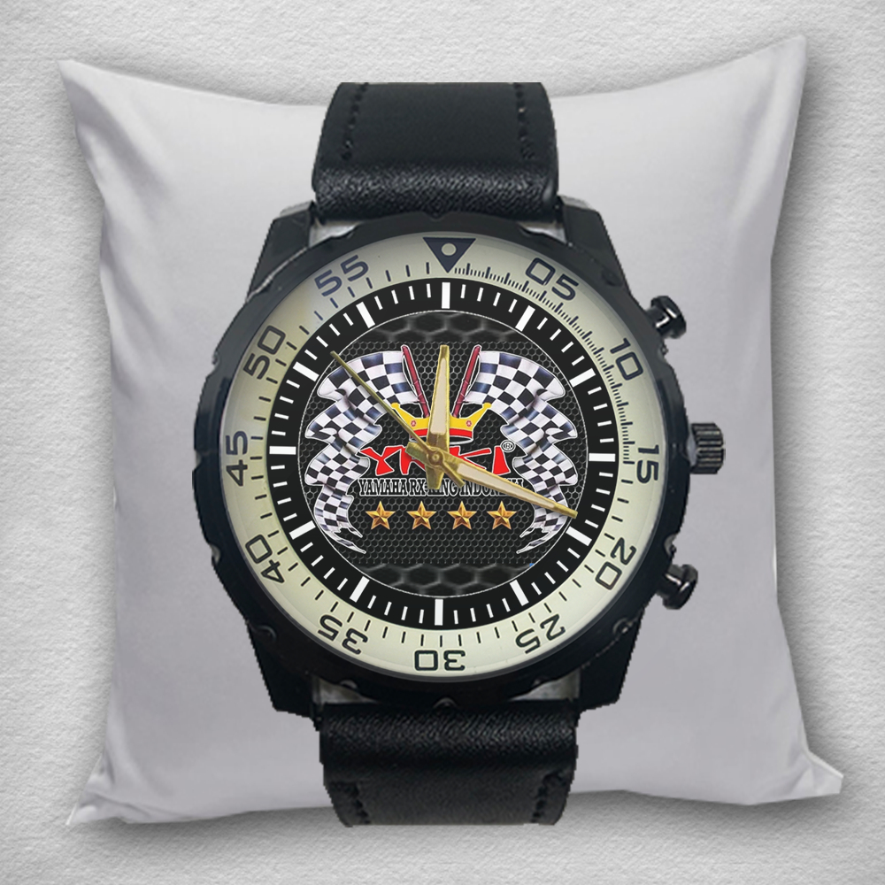 Jam Tangan Pria YRKI RX KING Kulit Hitam Quartz Analog 01