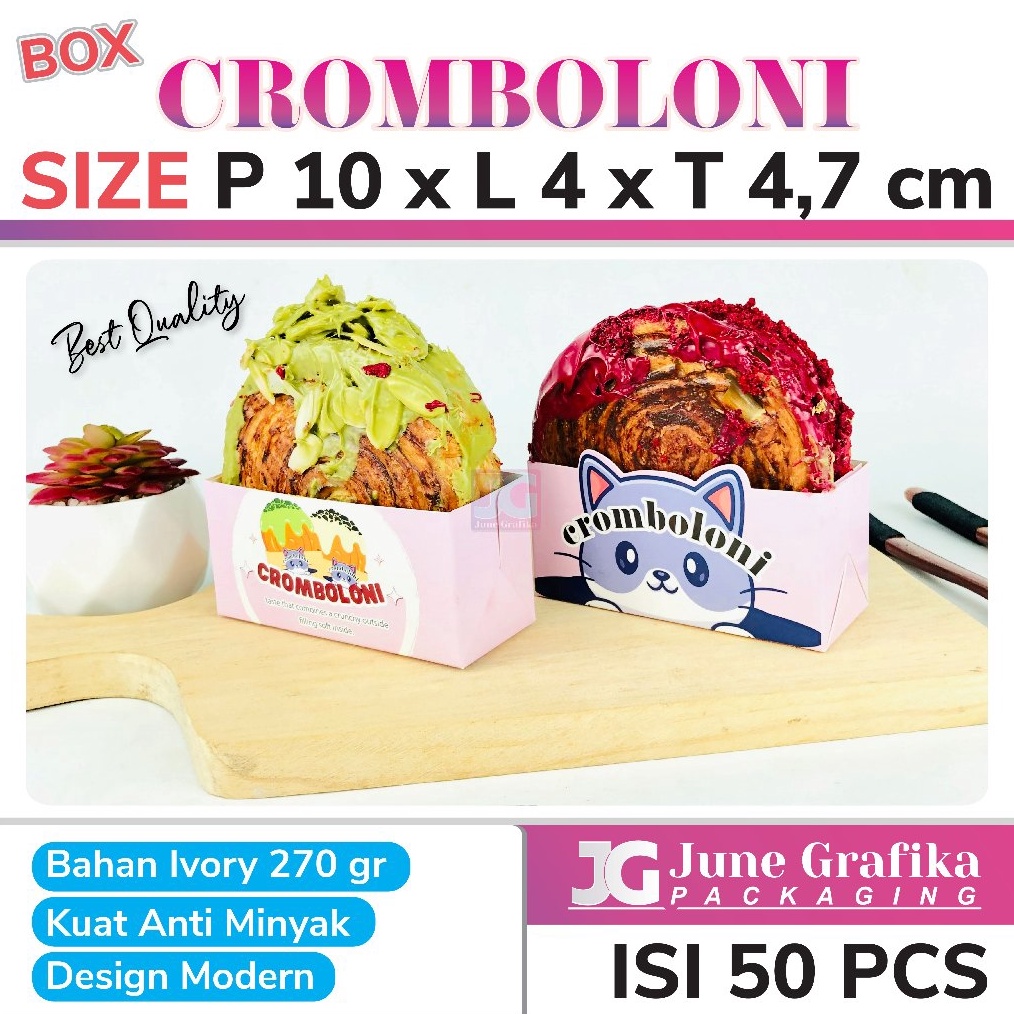 Termurah Kemasan Cromboloni  Wadah Cromboloni  Box Cromboloni  Tray Cromboloni  Mika Cromboloni  Kot