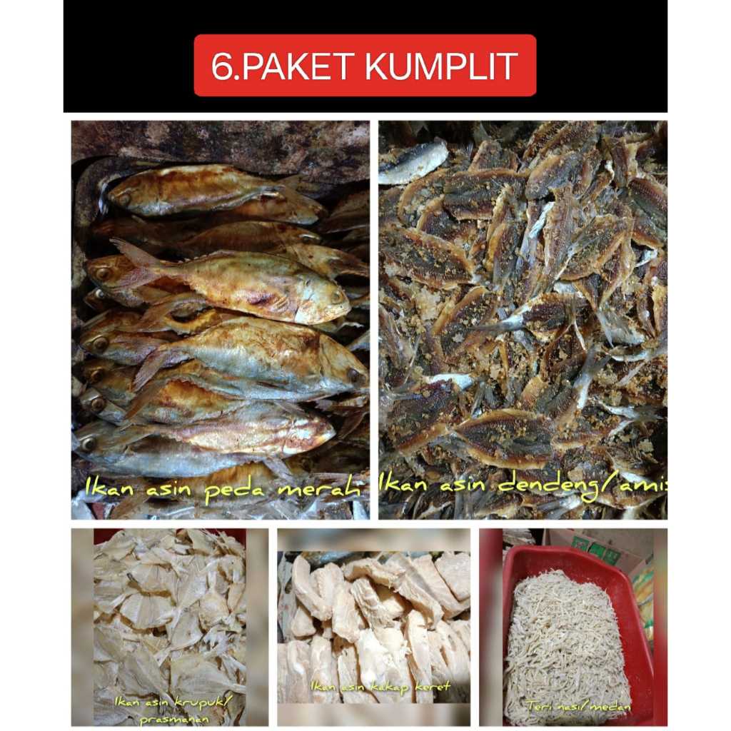 

Paket Ikan Asin Asli Garut Lima Varian