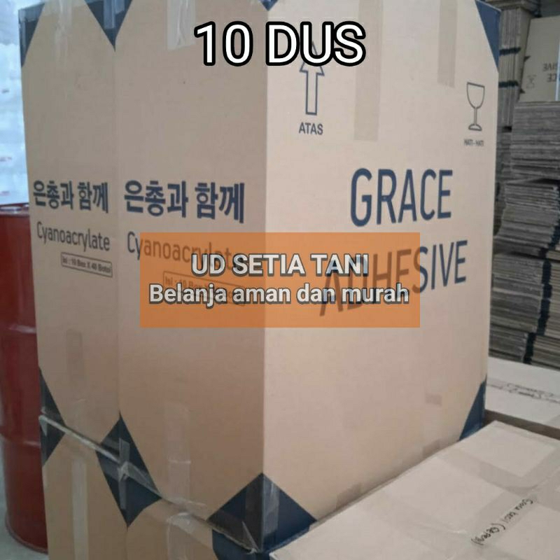 

[COD]Lem Korea Tetes Grace Adhesive cyanoacrylate 1 Karton[10 dus]