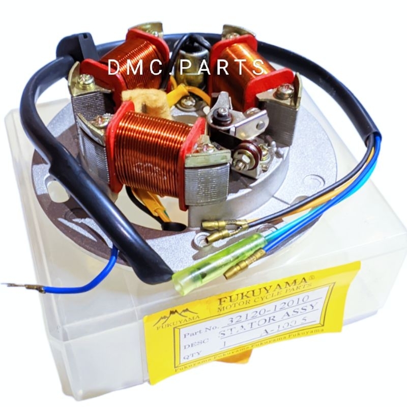 SPULL STATOR ASSY / SPUL KOMPLIT SET / DUDUKAN PLAT SUZUKI A100 A 100 ( A 5 ) KONDENSOR DAN PLATINA 