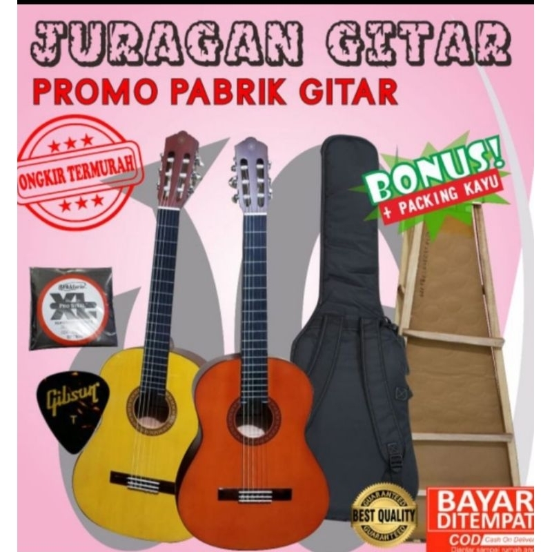 gitar senar nylon Yamaha c315 free packing kayu
