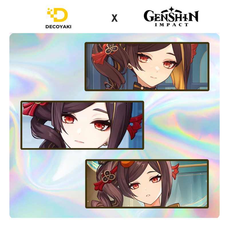 

Sticker Slap Hologram Chiori Genshin Impact, Stiker Hologram Chiori Genshin Impact