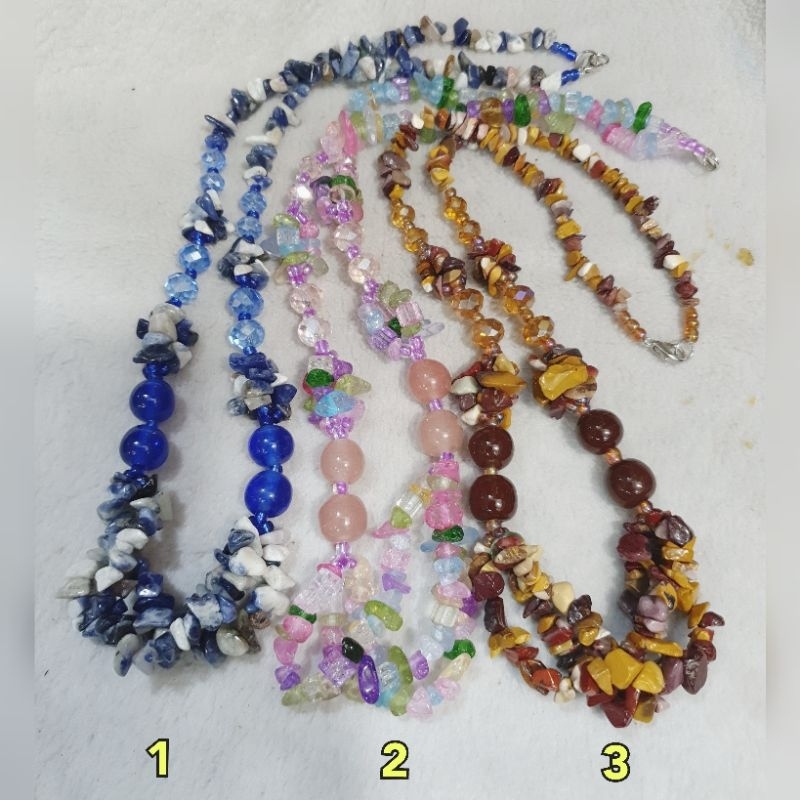 Kalung batu kerikil kalimantan