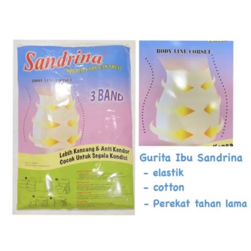 TERACOTTA19 - Gurita Ibu SANDRINA/Korset habis melahirkan/Gurita Lem 3 Band & 2 Band [ 1 PCS  ]