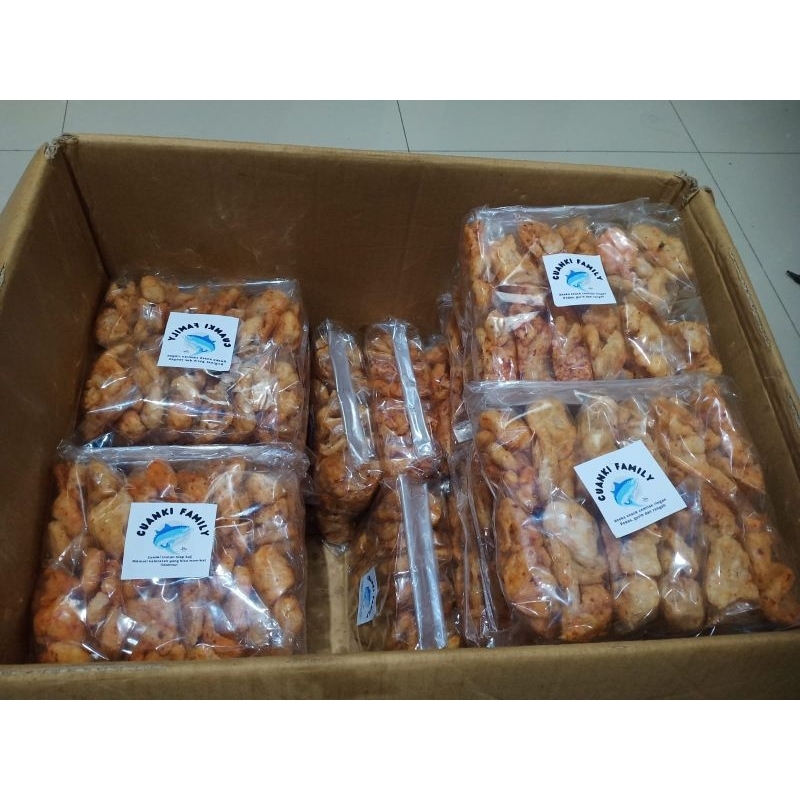 

Cuanki Patahan Aneka Varian Rasa 1ball Isi 12Pack Gurih Renyah & Lezzat