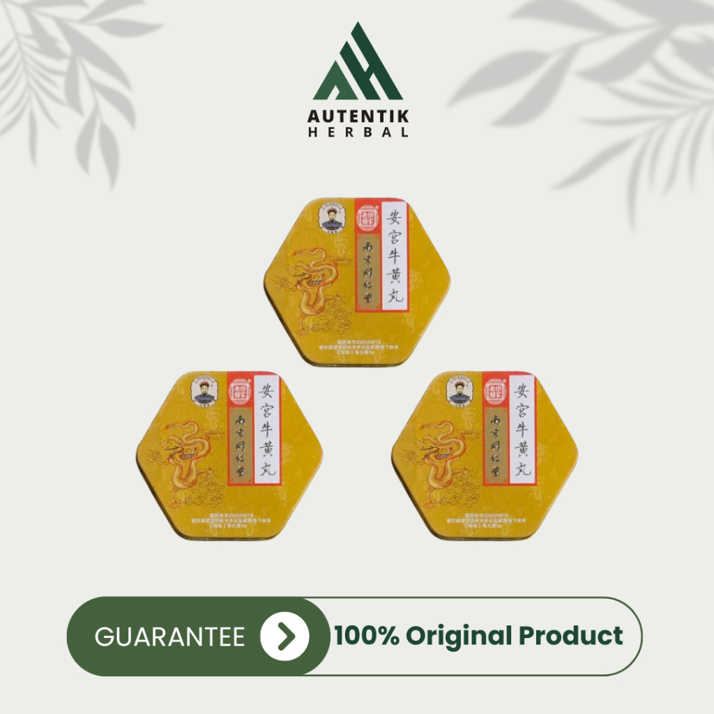 Promo 3 Kaleng Angong Niuhuang Wan Obat Angkung Asli Original