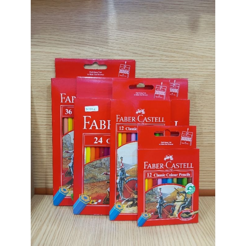

pensil warna faber Castell 1 pak isi 12,24,36 warna