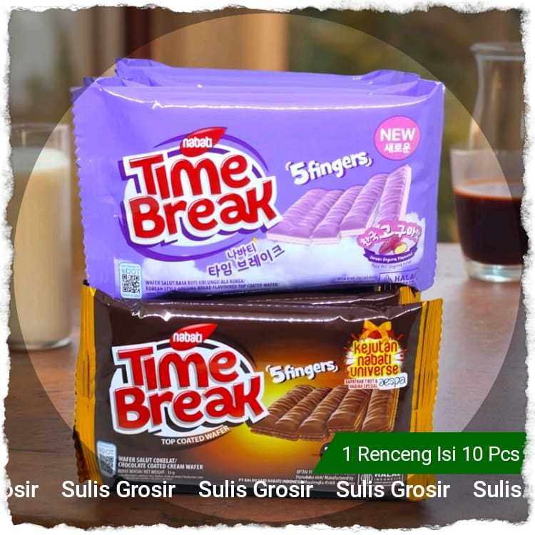Softcookies_ Nabati Time Break 1 Renceng Isi 10 Pcs