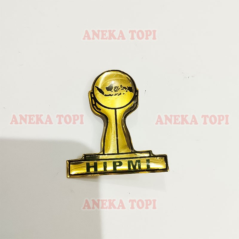 Pin Logo Hipmi Hijau Fiber Pin Hipmi Fiber Pin Bros Hipmi Magnet Peniti - Aneka Topi