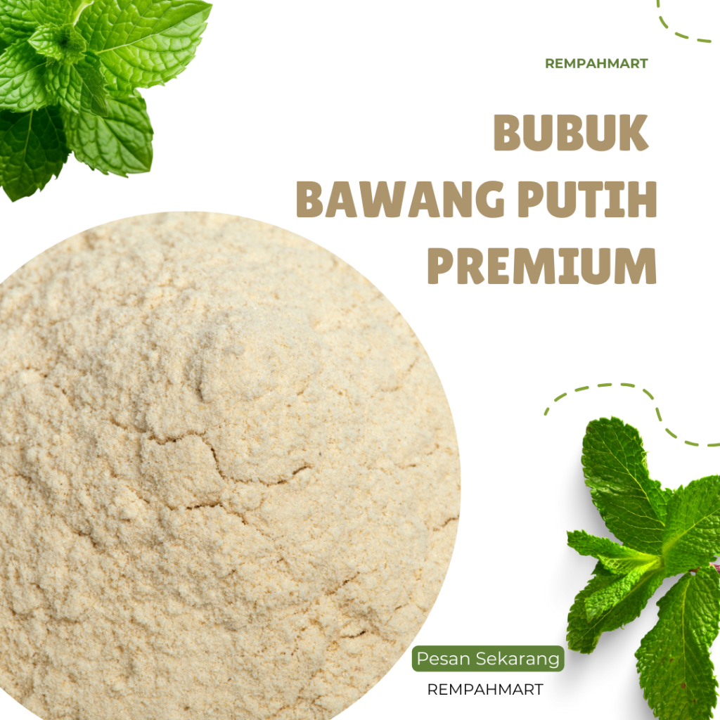 

Bawang Putih Bubuk / Garlic powder premium / Isi 50g Termurah