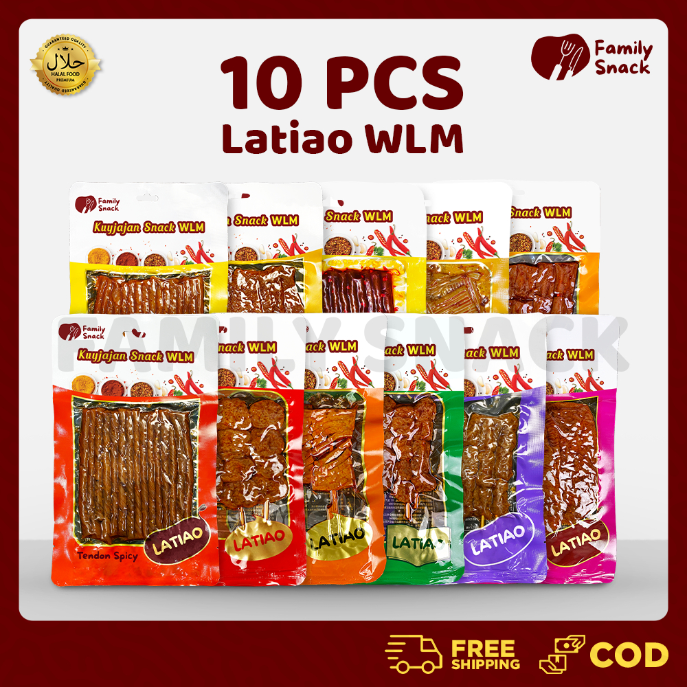 

Family Snack - [10 pcs] [HALAL] WLM Spicy Tofu Snack High Protein | Camilan Makanan Ringan Tinggi Protein | Latiao Halal