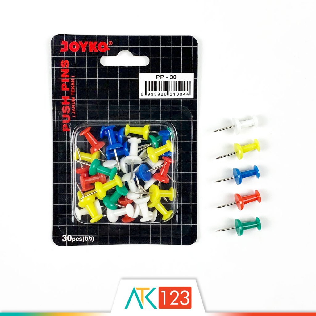 

Push Pin / Jarum Tekan / Paku Pin Joyko PP-30TR