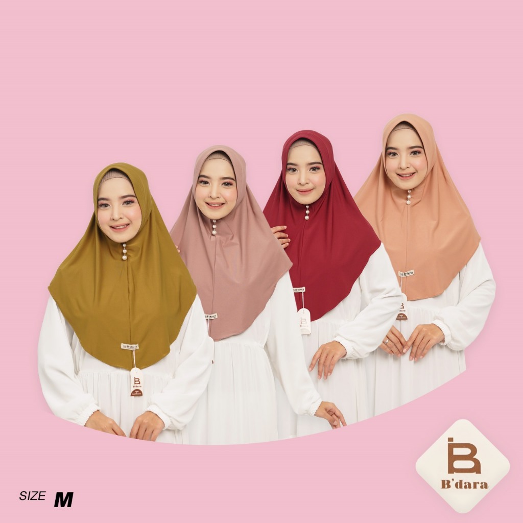 Hijab Bergo Sport Balon Pet size M - Original Brand Zakiah Hijab