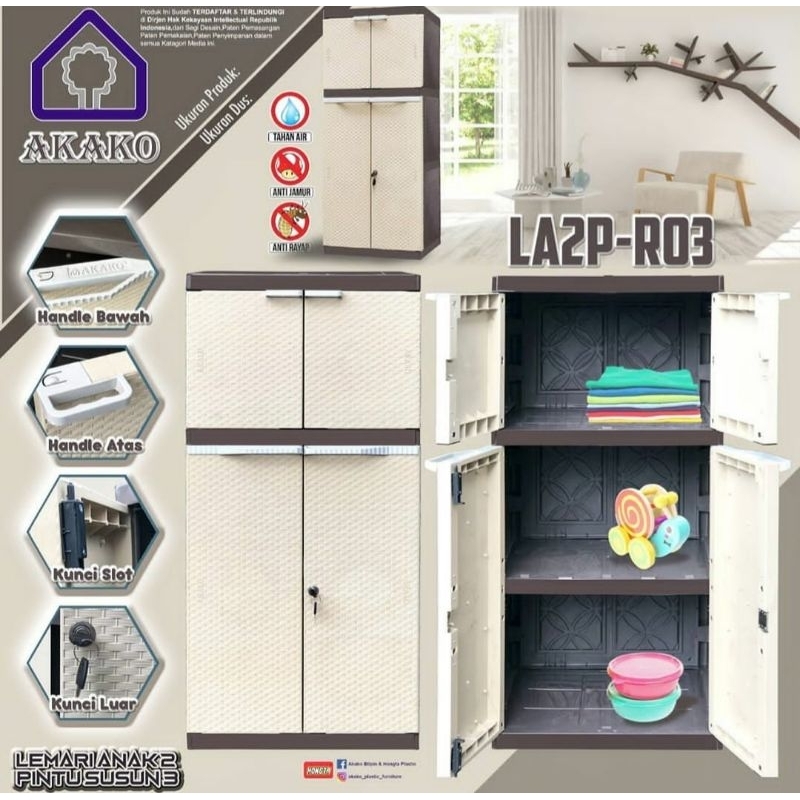 Lemari Anak 2 Pintu Akako
