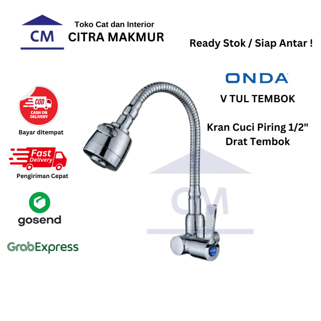 Kran Cuci Piring Onda V-TUL Tembok