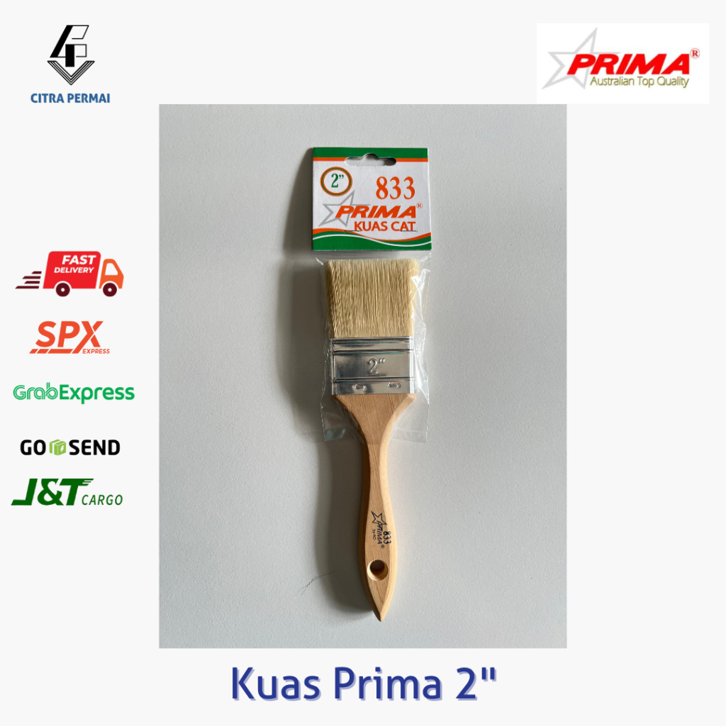 

KUAS CAT PRIMA BULU PUTIH 2