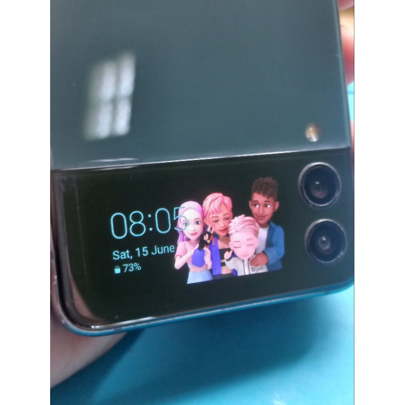 Bukan Handphone Part LCD Luar Kaca Kamera Samsung Z Flip3/Z Flip 3 5G Original Copotan