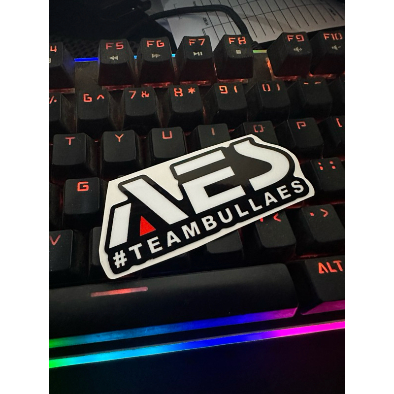 stiker AES team bullaes