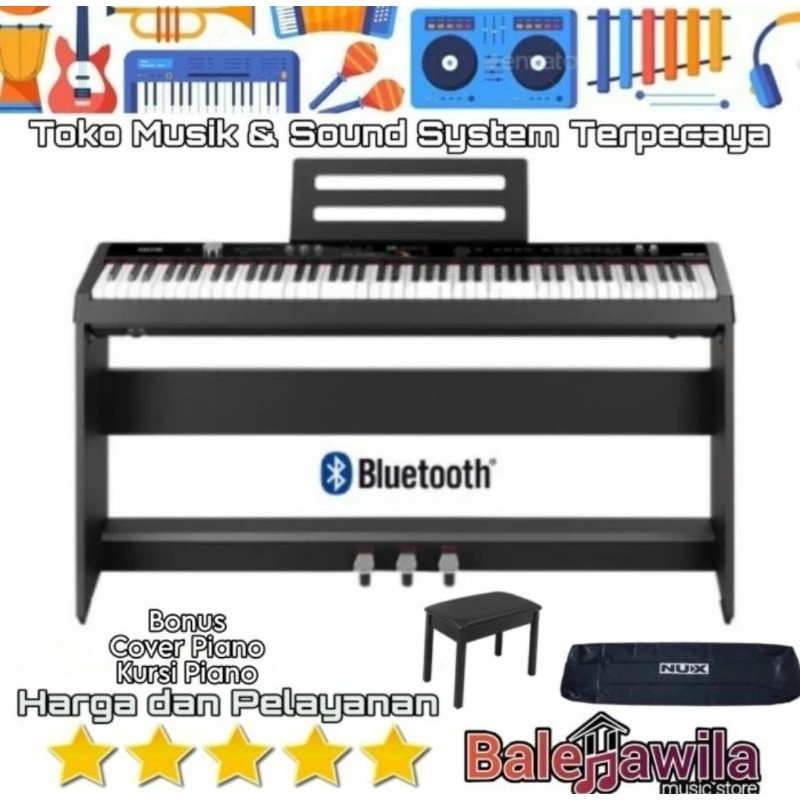 New Smart Digital Piano Nux NPK20 NPK 20 Bluetooth Piano Digital Nux