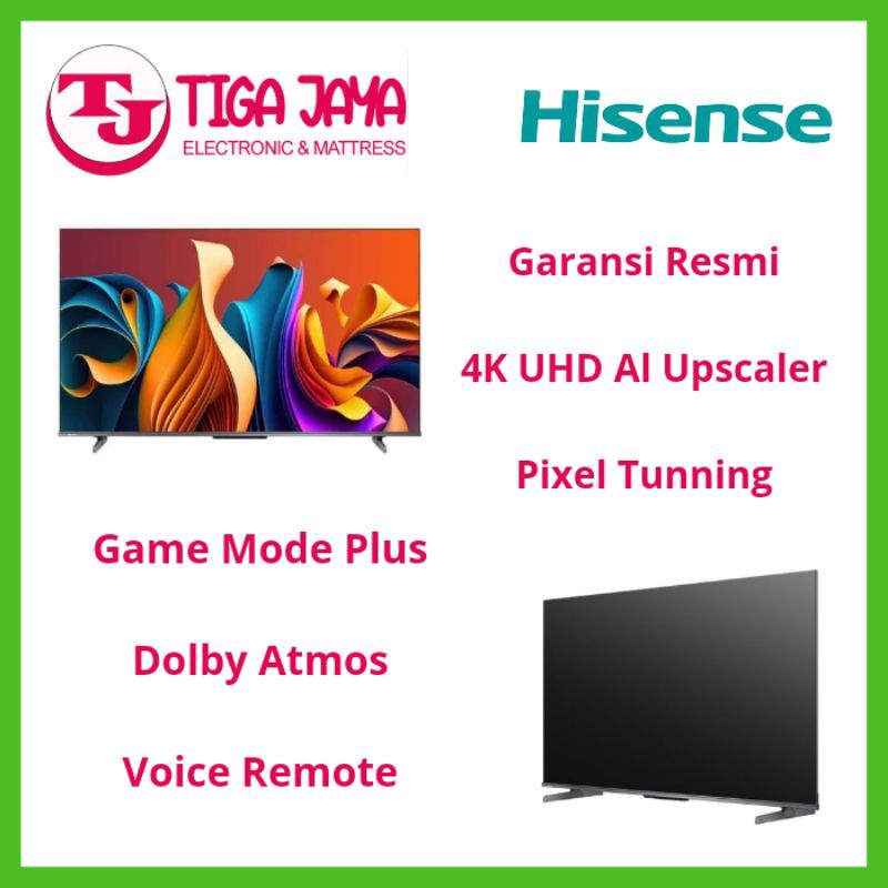 HISENSE 85Q6N QLED LED TV 85 INCH 4K UHD GOOGLE TV 85 Q6N