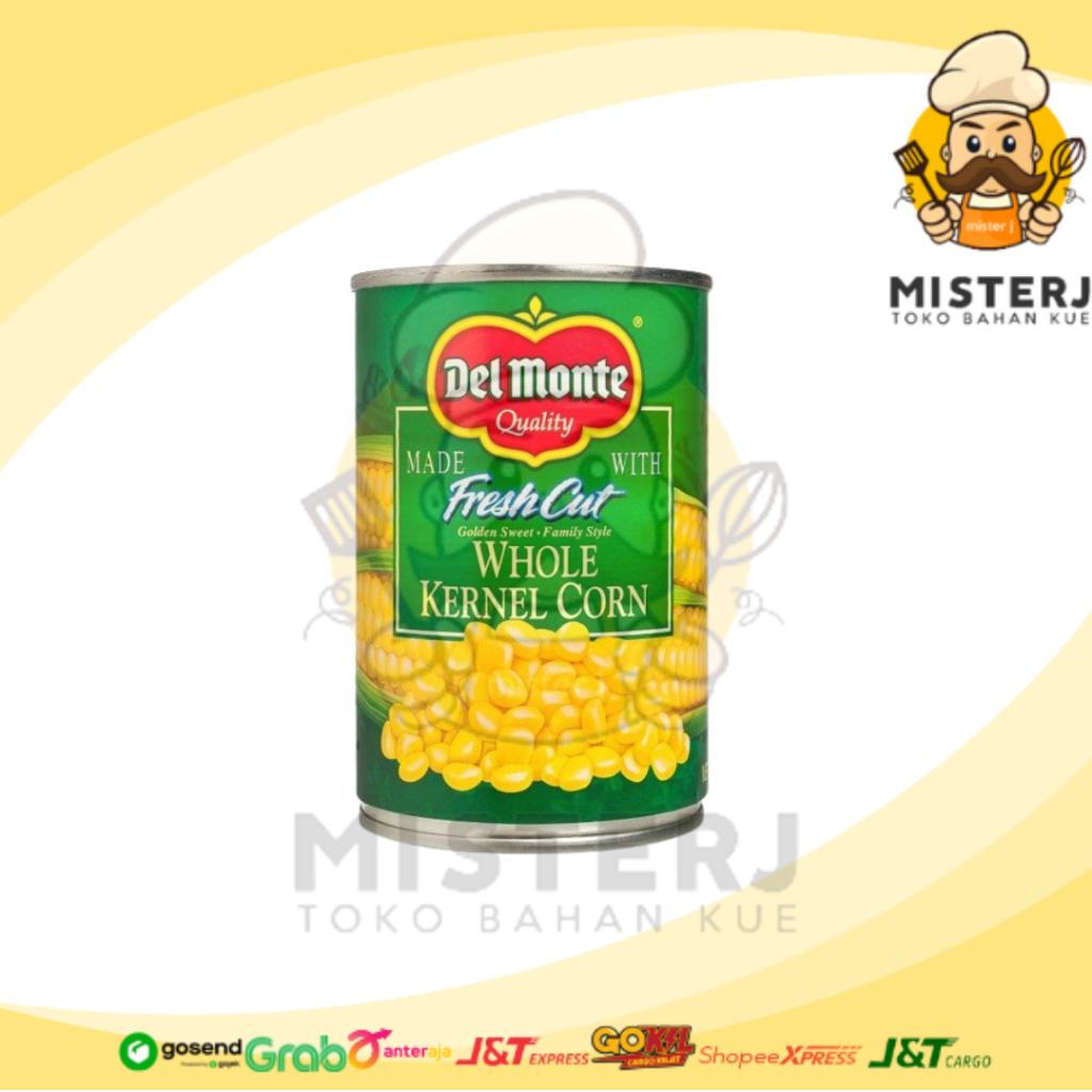 

Del Monte Whole Kernel Corn 420 gr / DELMONTE JAGUNG KALENGAN | Jagung Pipil dalam Kaleng / Best Seller /Del Monte