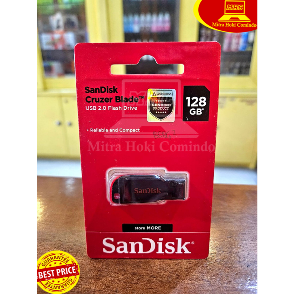 FLASHDISK SANDISK 128GB SANDISK BLADE 128GB ORIGINAL RESMI