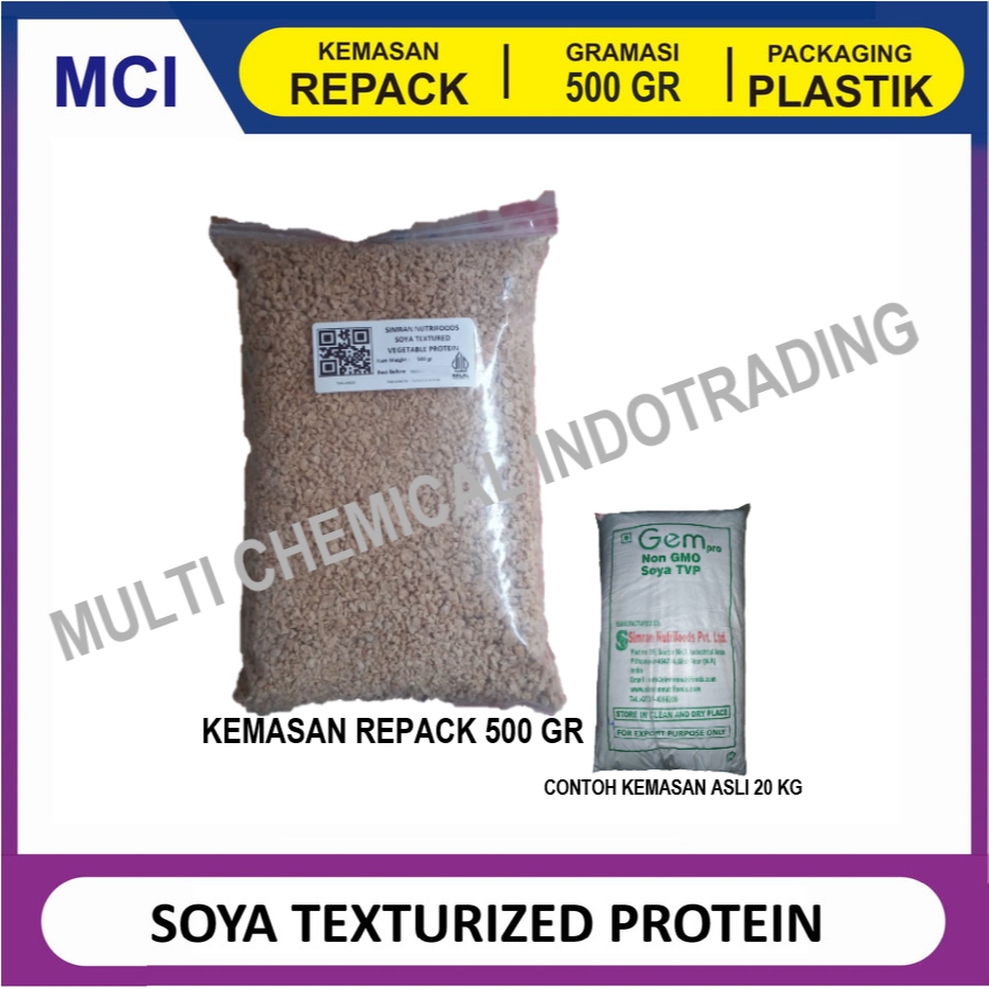 

Soya Texturized Vegetable Protein / TSP / TVP - 500 GR