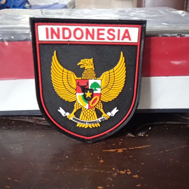 patch rubber logo Garuda Indonesia