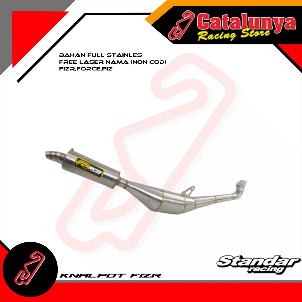 Knalpot Fizr Force1 F1zr Fiz r standar racing RCB