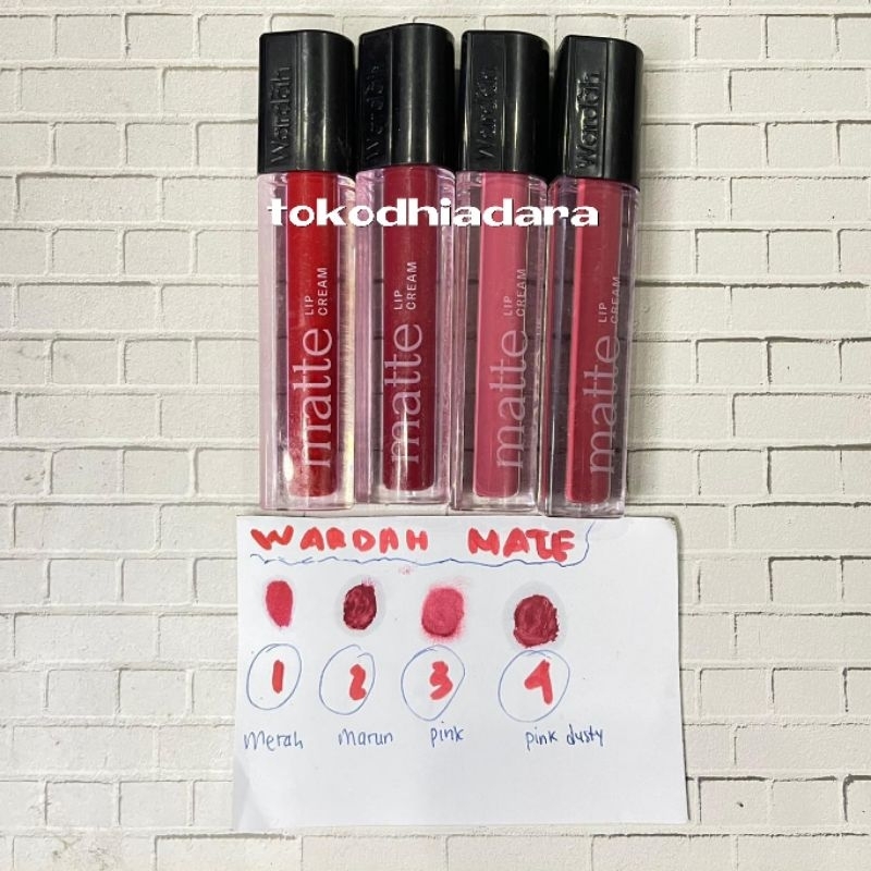 LIP CREAM MATTE WARDAH ORIGINAL. WARDAH LIP CREAM MURAH