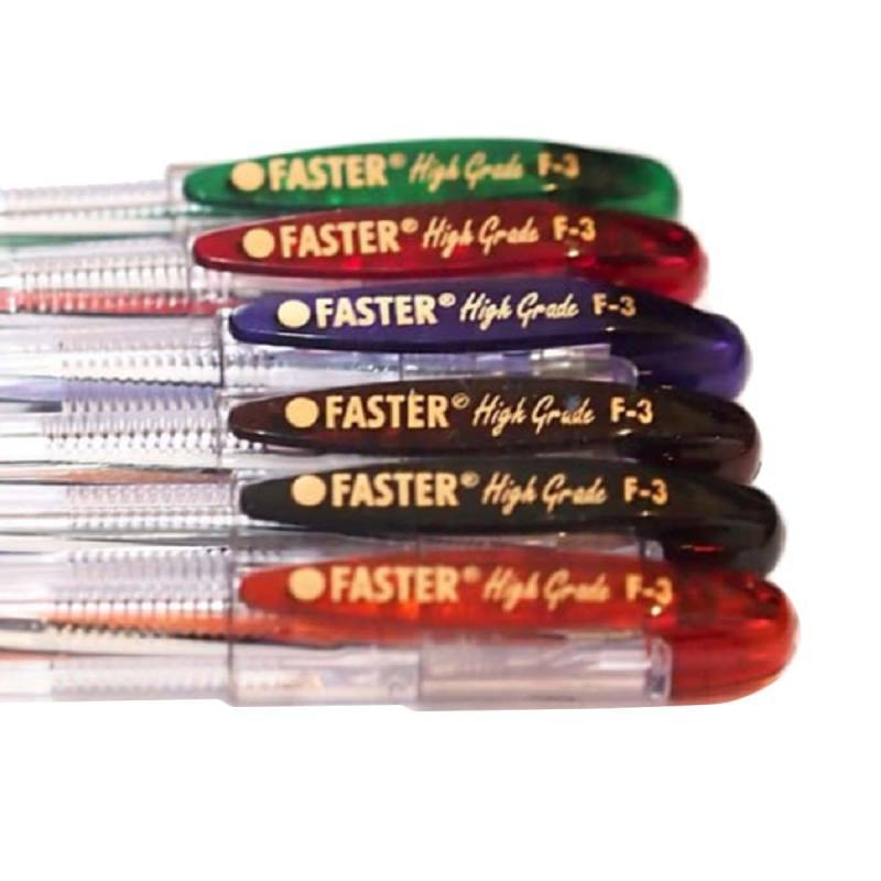 

[12PCS] BULPEN FASTER F3 HITAM 0.5MM